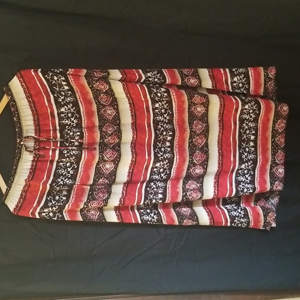 Multicolored maxi skirt